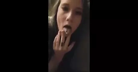 Real cuckold girlfriend fuck other guy and bf cleans up